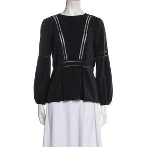 Veronica Beard Silk Long‎ Sleeve Blouse Size 6